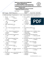 1.soal Uts Ii Agama