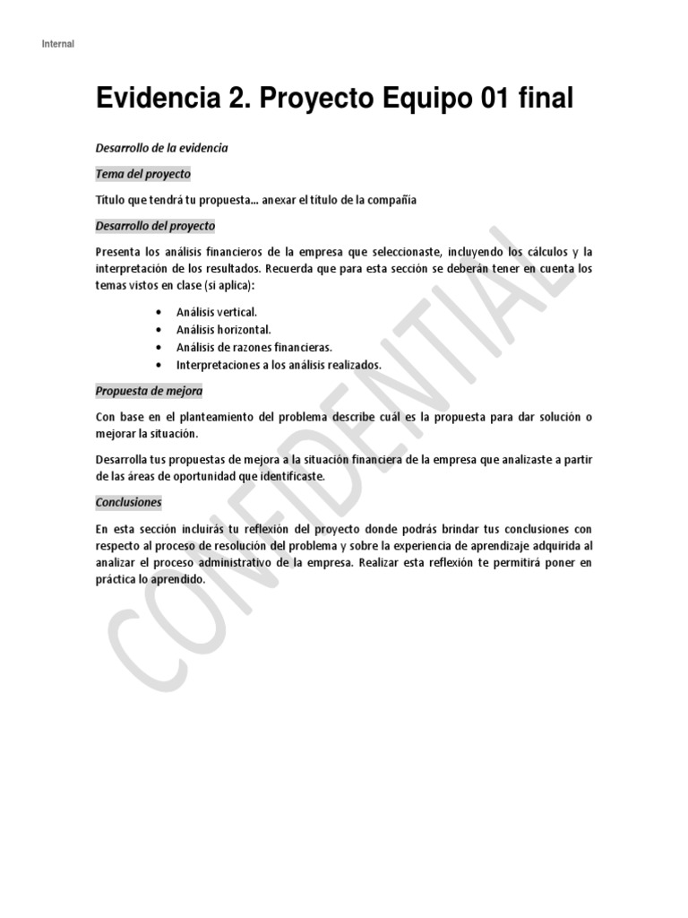 Análisis Financiero y Propuestas de Mejora | PDF | Activo fijo ...