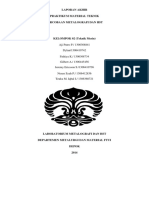Contoh Laporan Akhir Praktikum Metalografi PDF