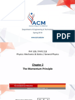 ACM Chapter 2 Momentum Principle