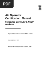 CAP 3300 Air Operator Certification Manual (SCH - Commuter&NSOP)