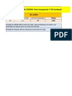 Comparativo de Costos