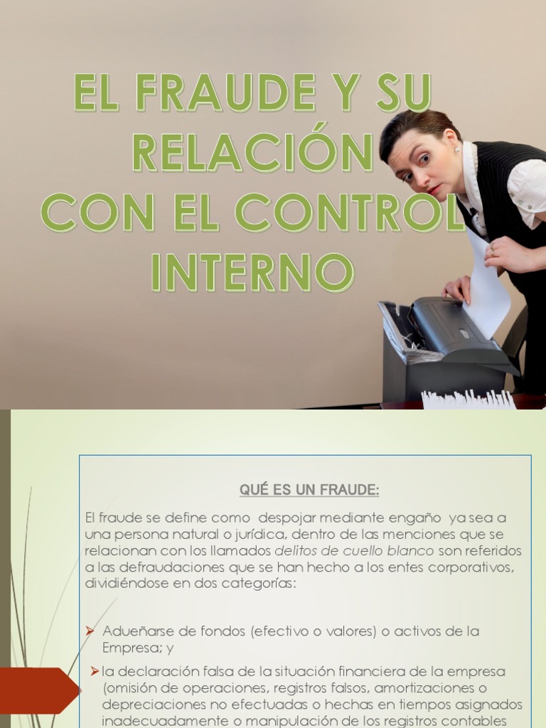 Fraude Corporativo y Control Interno | PDF | Contabilidad ...