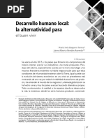 Desarrollo Humano Local - Alternatividad