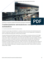 Conhecimentos Aeronáuticos_ Cockpit – Piloto Automático _ Terminal Curitiba