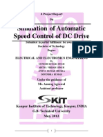 Simulation of Automatic Speed Control DC Drive