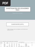 Investigación de Los Aceros HSLA (23-08-18)