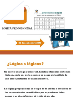 Logica - Proposicional 29 de SEPT