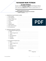 A.3.1 Formulir Pendaftaran Paud TK KB