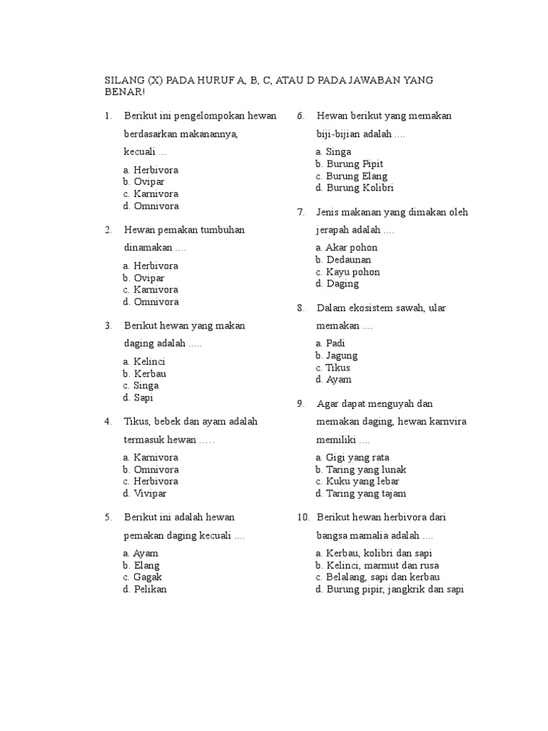 5100 Gambar Hewan Berikut Makanannya Gratis