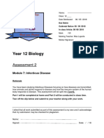 Yr 12 Assessment Task Biology