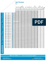 Trenes a Villa Del Parque Lunes a Sabados