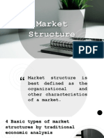 Market Structure Types and Characteristics