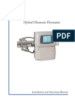 Hybrid Ultrasonic Flowmeter: Installation and Operating Manual