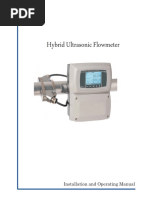 Hybrid Ultrasonic Flowmeter: Installation and Operating Manual