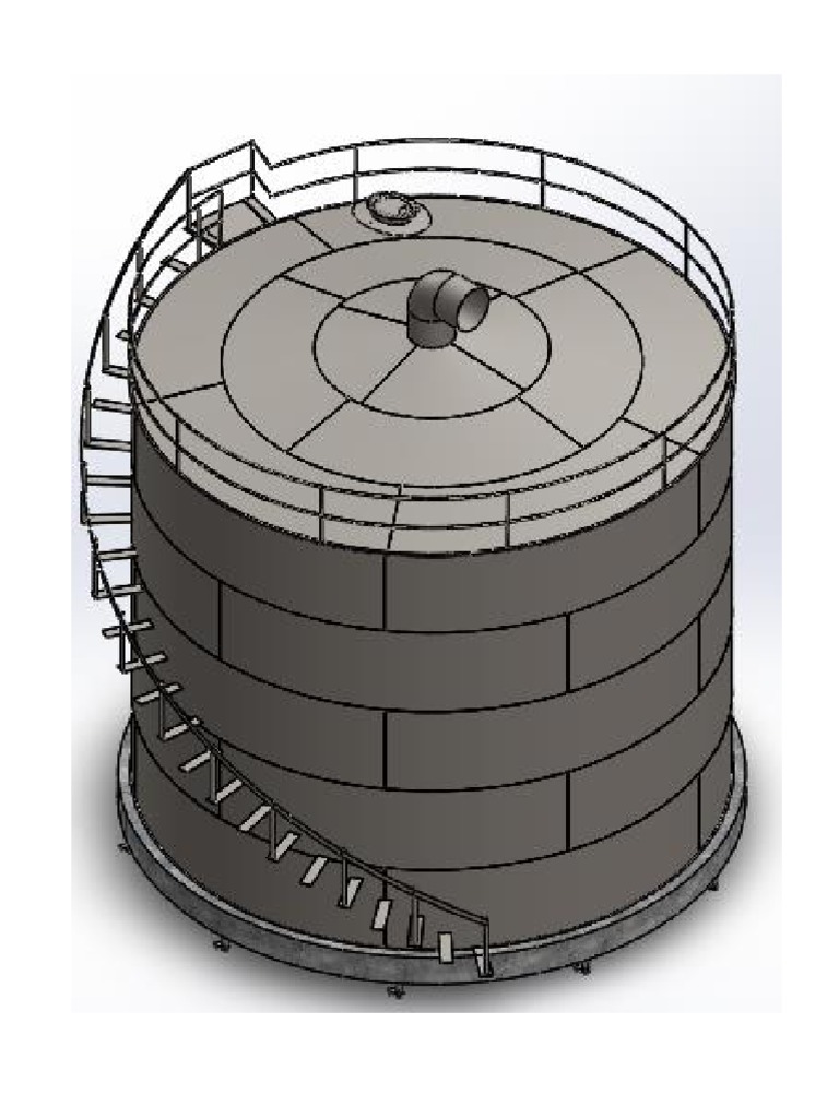 Dibujo Del Tanque en Solidwork | PDF