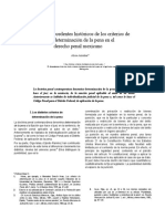 LECTURA ANTECEDENTES HISTORICOS CRITERIOS DETERMINACION PENA DERECHO PENAL MEXICANO.pdf