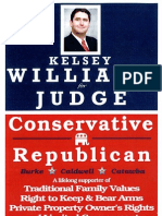 Williams for Judge Conservative Republican Candidate