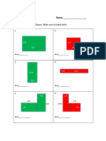 Area Worksheet