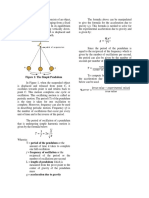 Figure 1: The Simple Pendulum: F Frequency of Oscillation or The