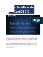 012 - Características de CentOS 7