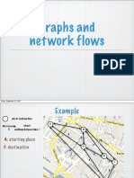 Graphs and Net Work Flows: Friday, September 21, 2012