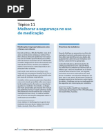 Segurança de medicamentos Guia Curricular de Segurança do Paciente da Organização Mundial de Saúde