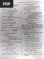 Surveying 1 Formulas | PDF | Errors And Residuals | Measurement