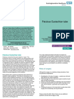 Patulous Eustachian Tube PDF