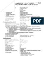 Formulir Pendaftaran Wisuda FH r2 2