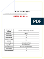 Fiche Technique: CRE 50 AH N (-+)