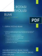 Gerak Rotasi Dan Revolusi Bumi - Rayyan