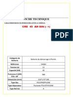 Fiche Technique: Cre 45 Ah Din (-+)