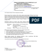 Surat Undangan Koordinasi Jarti 28-30 Suites Surabaya