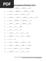 Balancing Equations 12