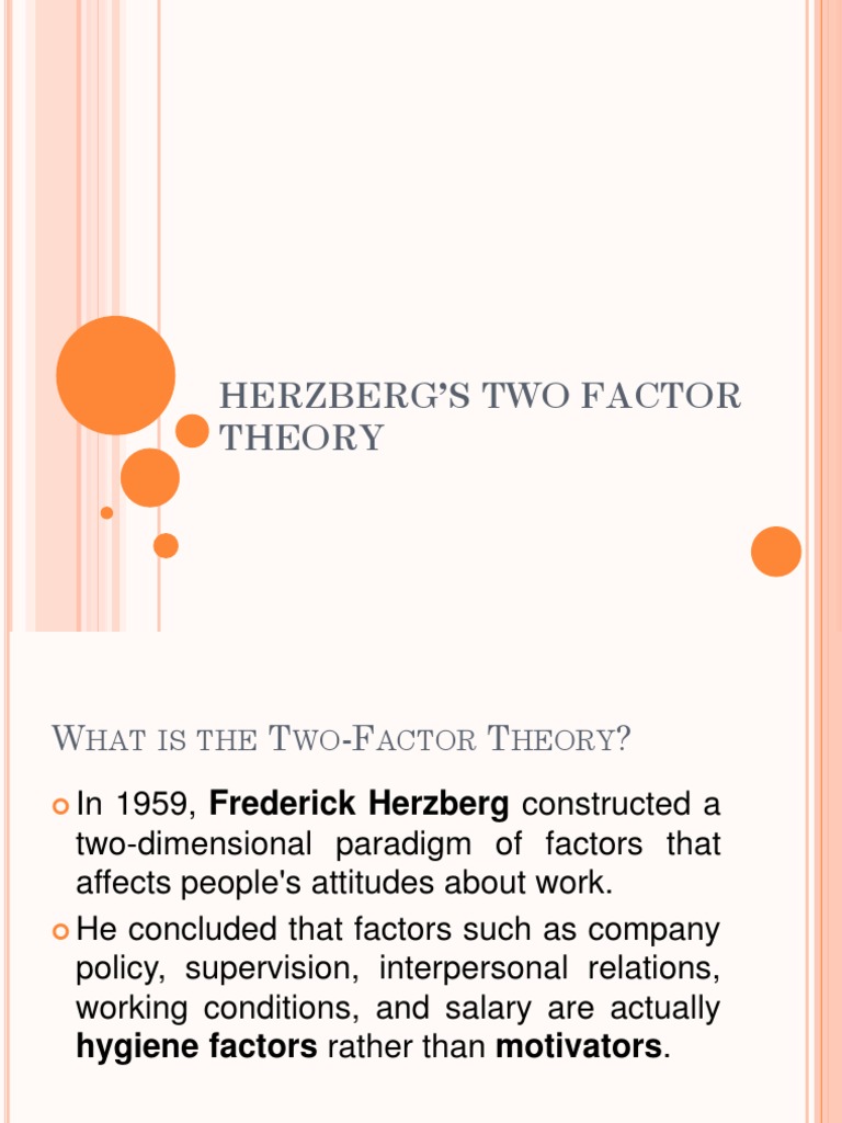 Two Factor Theory Pdf Applied Psychology Action Philosophy