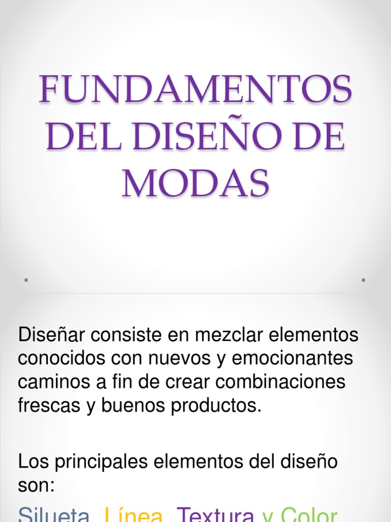Fundamentos Del Diseño de Modas | PDF | Ritmo | Diseño