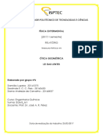 Determinação da Distância Focal de Lentes