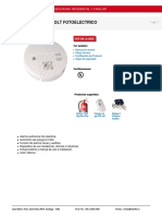 Detector de Humo 9 Volt Fotoelectrico