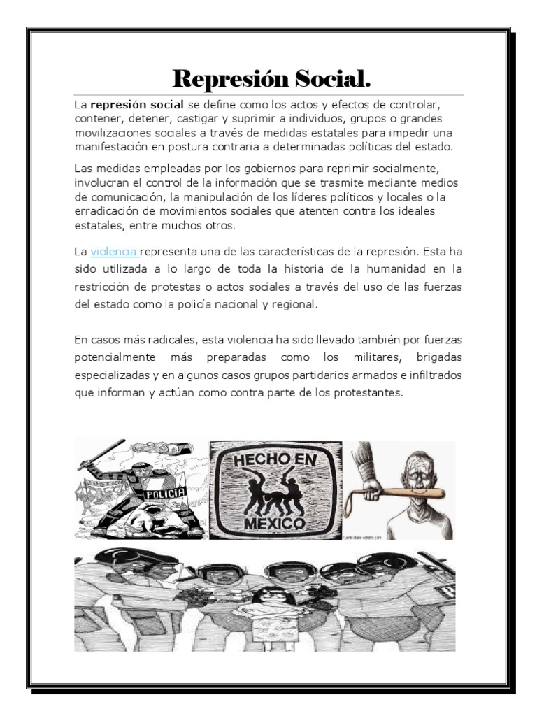 Represión Social | PDF