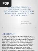 Mutual Fund Financial Performance Analysis:a Comparative Study On Equity Diversified Schemes and Equity Mid-Cap Schemes