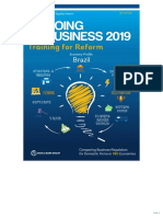Doing Business 2019 - Relatório Banco Mundial - Ranking de Competitividade das Economias