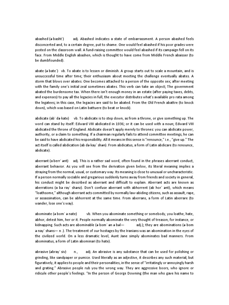 Exploring Word Origins A Comprehensive Breakdown Of Vocabulary Terms