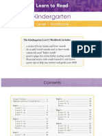 Kindergarden Level 1 Workbook