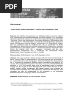 Tarefa infinita - Walter Benjamin e a relação entre linguagem e vida.pdf