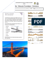 Ficha de Educação Tecnológica - Estruturas