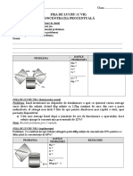 F.L. C VII Concentratia Amestecului de Solutii
