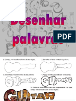 Desenha e pinta letras criativas