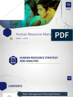 Human Resource Management: Week 2 - 2018 II