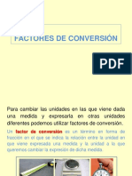 Factores de Conversion